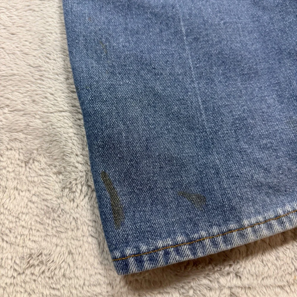 Vintage Levi's Jeans Mens 36x34 (Fits 35x33) Blue Bootcut Faded Distressed Work